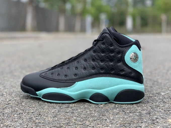 Rep Black Air Island Green Jordan 13 Retro 414571-030 0717